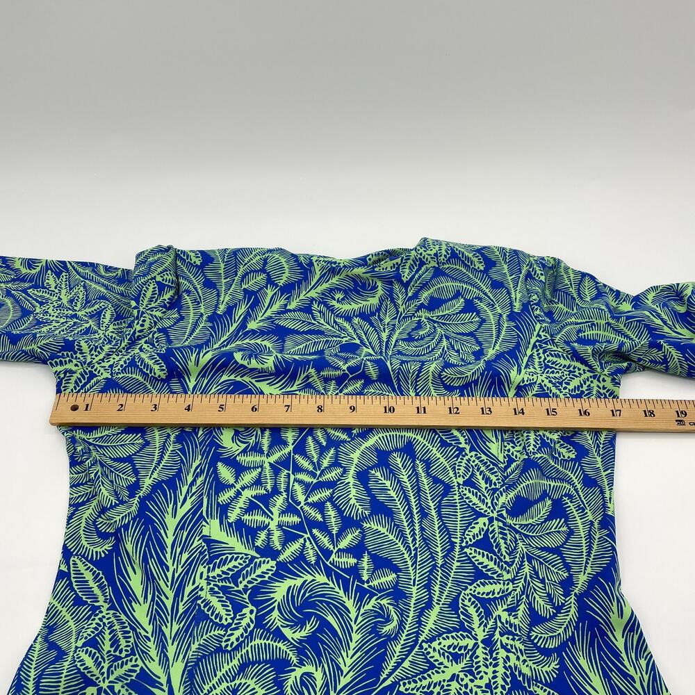 J MCLAUGHLIN Carly Dress Womens Size S Palm Print Sheath 3/4 Sleeve Catalina - Picture 7 of 12